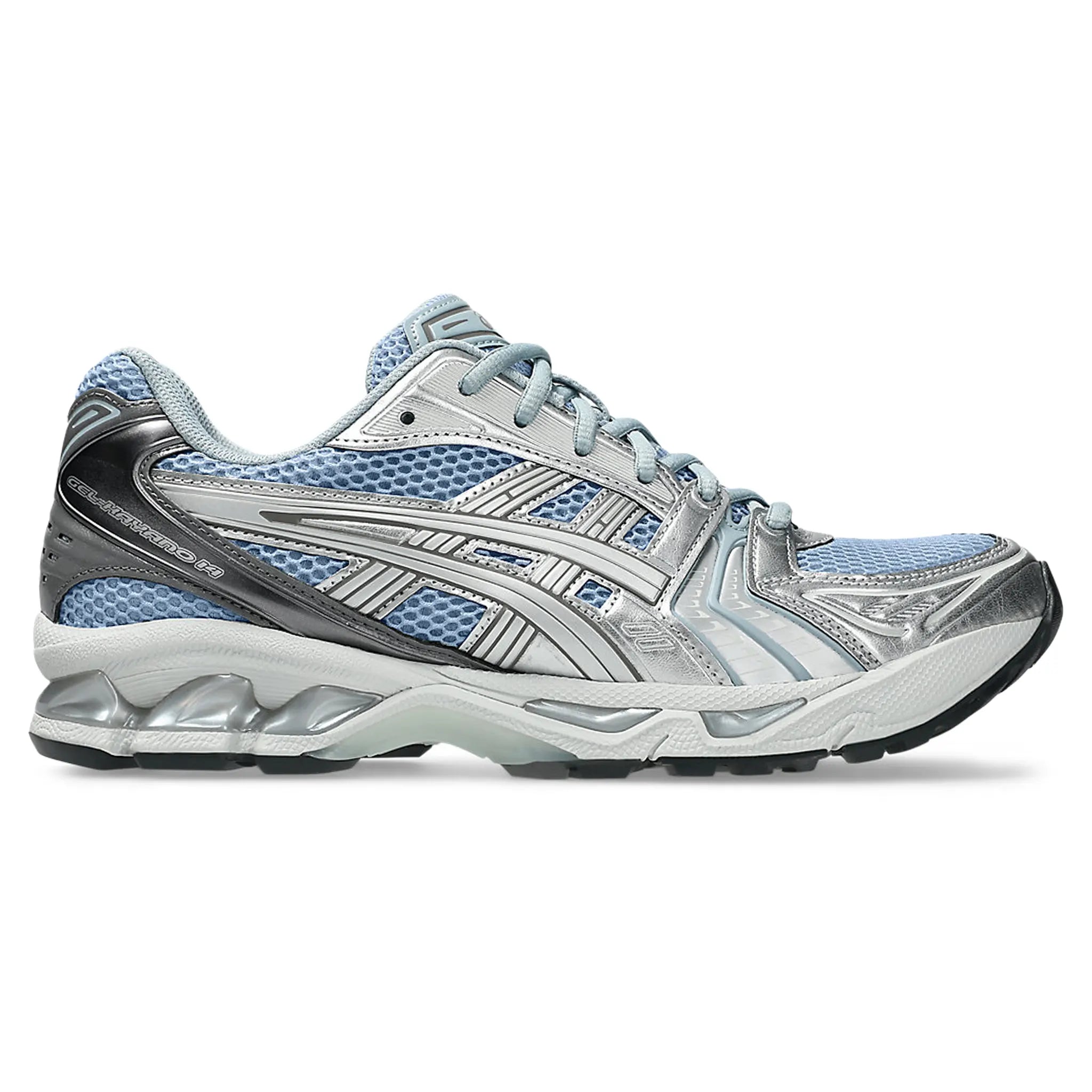 Side View of ASICS Gel-Kayano 14 Dolphin Grey Pure Silver 1203A537-401